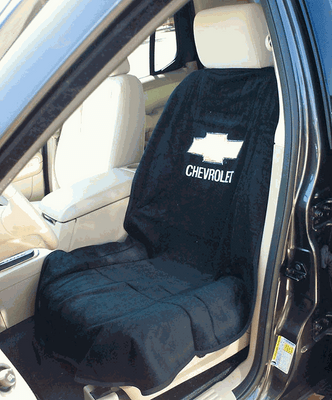 Chevrolet Black Car Seat Cover Towel