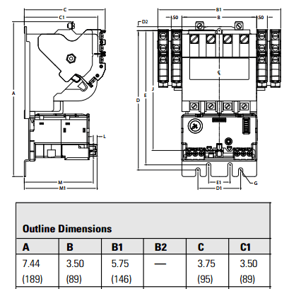 furnas siemens 14cuc32ac motor starter with solid state furnas siemens 14cuc32ac motor starter with solid state