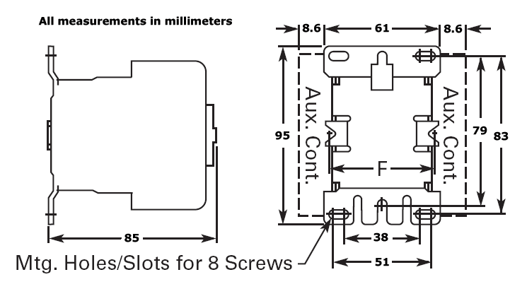 Eaton C25dnf340 Wiring Diagram Eaton / Cutler Hammer C25DNF340 3 pole contactor rated at 40 AMPS