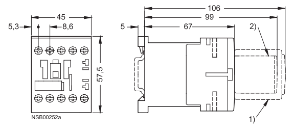 Siemens 3RH1131-1AK60 AC Control Relay