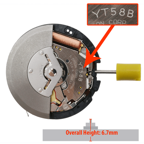 Hattori Japan YT58 Quartz Watch Movement