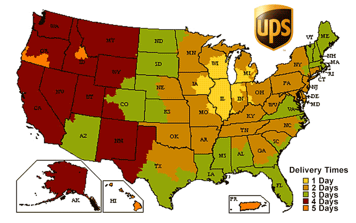UPS Shipping Times