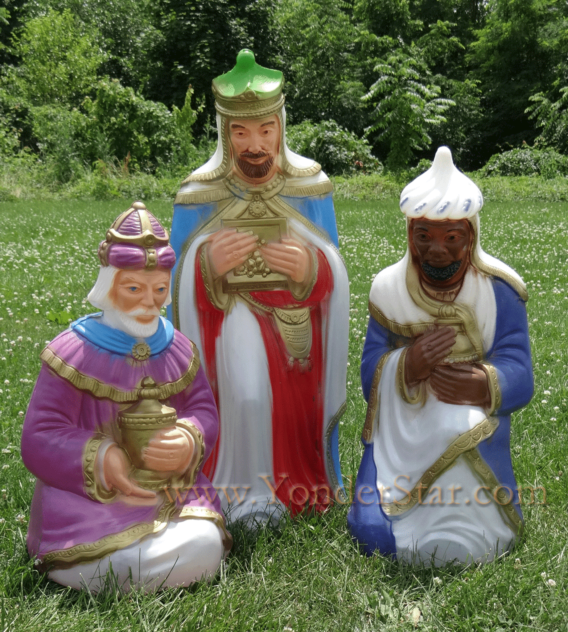 Lighted Outdoor Nativity Wisemen : Not Currently Available - Yonder ...