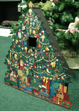 Heirloom Wooden Advent Calendar Christmas Tree