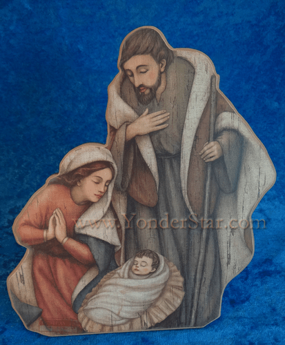 12" Holy Family Nativity Plaque by Joseph's Studio - 33055