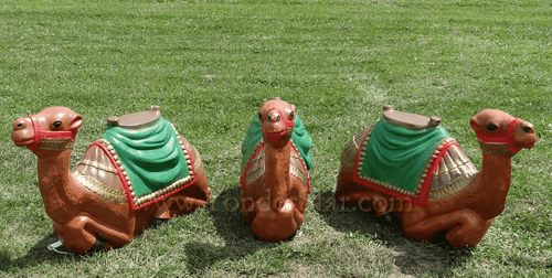 Camel Caravan Life Size Outdoor Nativity Scene