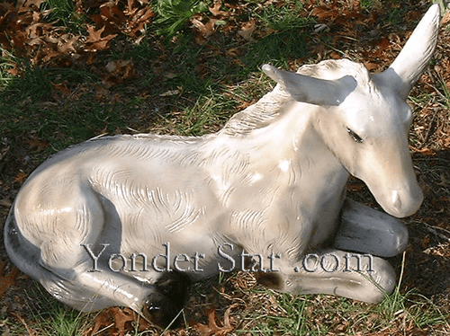 Outdoor Nativity Set Donkey Full Color