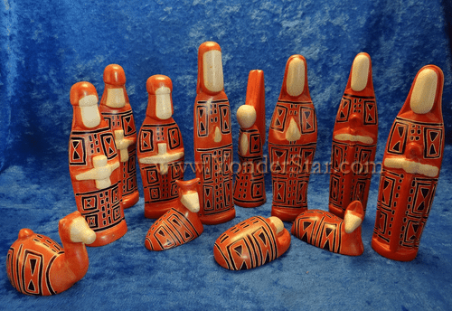 Serene Soapstone Nativity Fair Trade Kenya