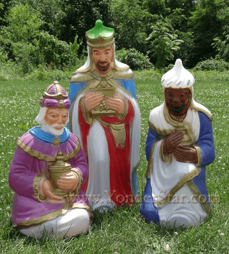 Lighted Outdoor Nativity Wisemen