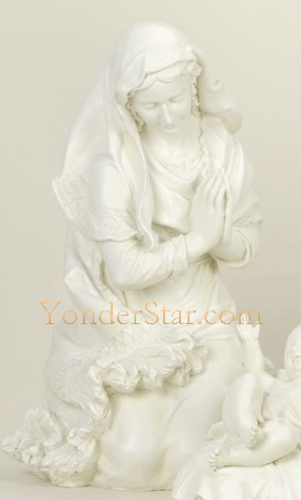 39" Mary Outdoor Stone Nativity Joseph's Studio
